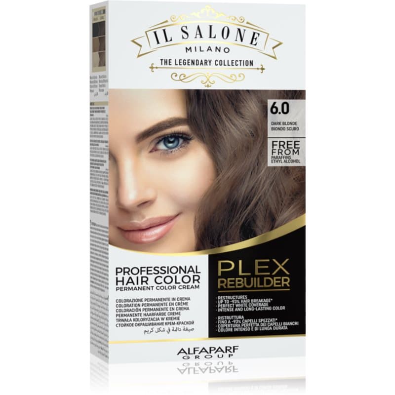 Il Salone Milano Plex Rebuilder trwała farba do włosów odcień 6.0 - Dark Blonde