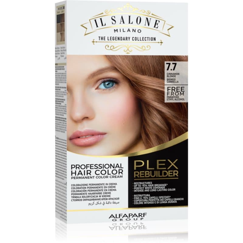 Il Salone Milano Plex Rebuilder trwała farba do włosów odcień 7.7 - Cinnamon Blonde