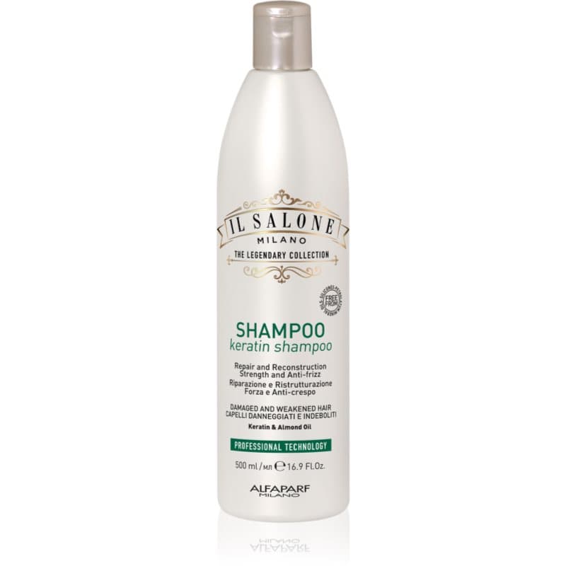 Il Salone Milano Keratin szampon odbudowujący włosy do włosów zniszczonych