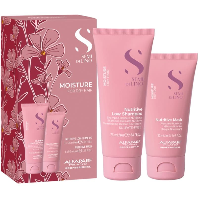 Semi di Lino Moisture Minisize Kit zestaw podróżny intensywnie nawilżający