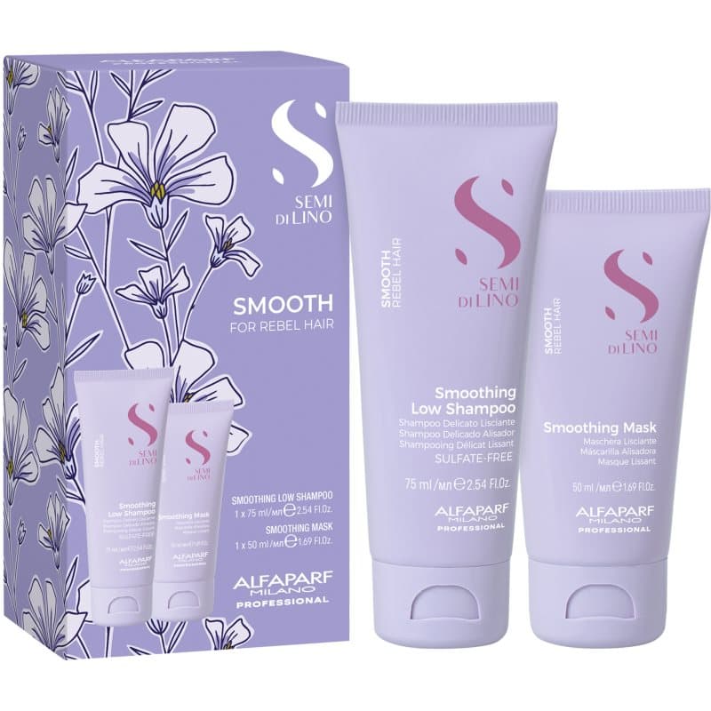 Semi di Lino Smooth Minisize Kit zestaw podróżny do włosów nieposłusznych i puszących się