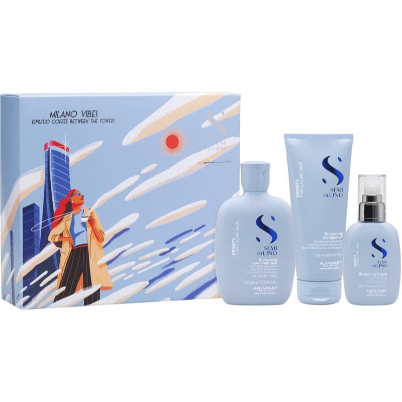Semi di Lino Density Holiday Kit zestaw upominkowy do włosów cienkich i delikatnych