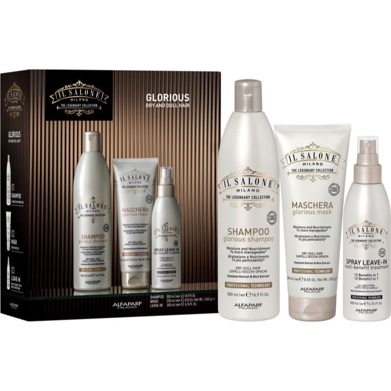 Il Salone Milano Glorious Kit zestaw upominkowy do włosów suchych i zniszczonych