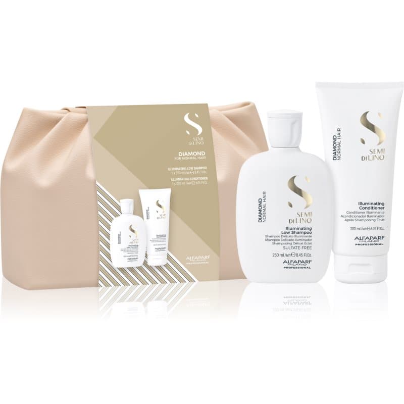 Semi di Lino Diamond Duo Kit zestaw upominkowy do rozjaśnienia i nawilżenia