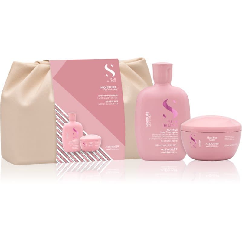 Semi di Lino Moisture Duo Kit zestaw upominkowy do włosów suchych