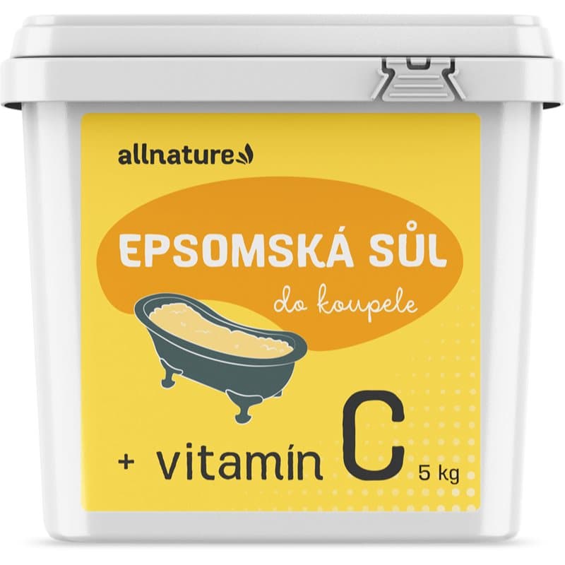 Epsom salt + vitamín C sól do kąpieli z witaminą C