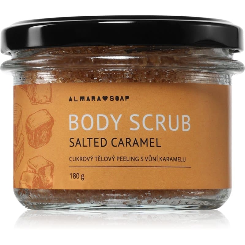 Body Scrub peeling cukrowy do ciała na cellulit z zapachem Salted Caramel