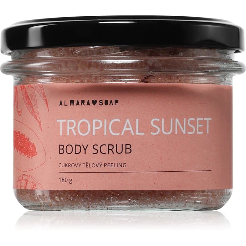 Body Scrub peeling cukrowy do ciała na cellulit z zapachem Tropical Sunset