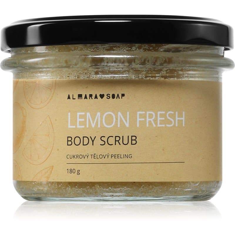 Body Scrub peeling cukrowy do ciała na cellulit z zapachem Lemon Fresh