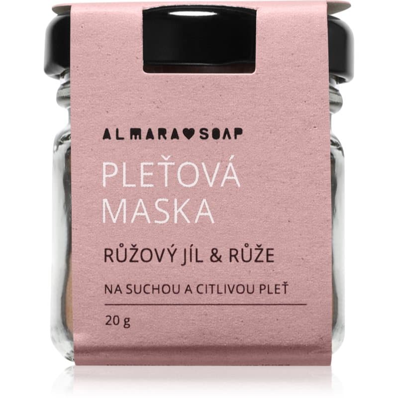 Face Pink Clay & Rose łagodząca maseczka do twarzy do skóry bardzo suchej i wrażliwej