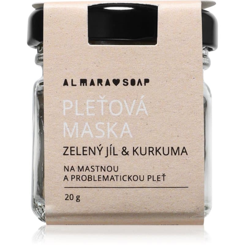 Face Green Clay & Turmeric oczyszczająca maseczka do twarzy do cery tłustej i problematycznej
