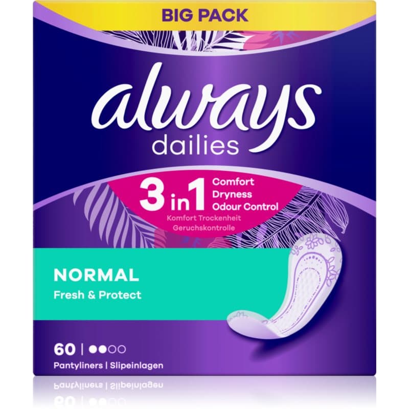 Dailies Normal Fresh & Protect wkładki higieniczne