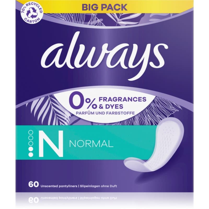 Daily Fresh Normal wkładki higieniczne nieperfumowany