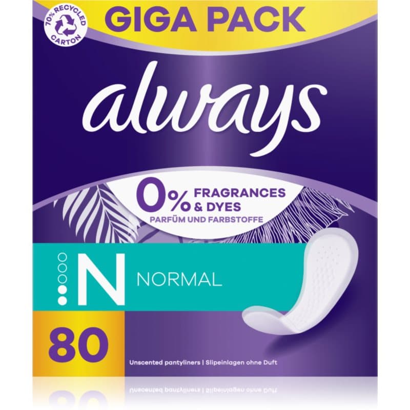 Daily Fresh Normal wkładki higieniczne nieperfumowany