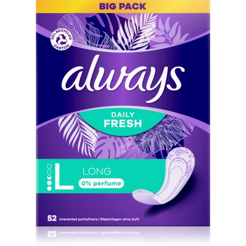 Daily Fresh Long wkładki higieniczne nieperfumowany