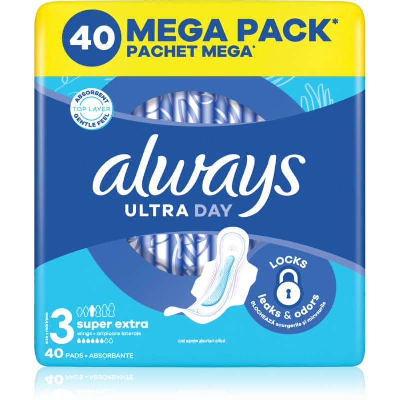 Ultra Super Extra Size 3 podpaski ze skrzydełkami