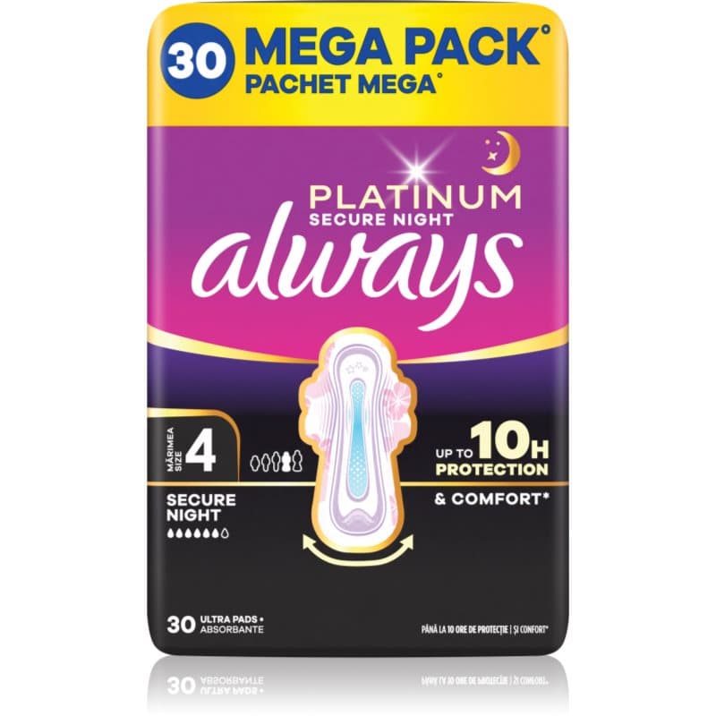 Platinum Secure Night Size 4 podpaski na noc