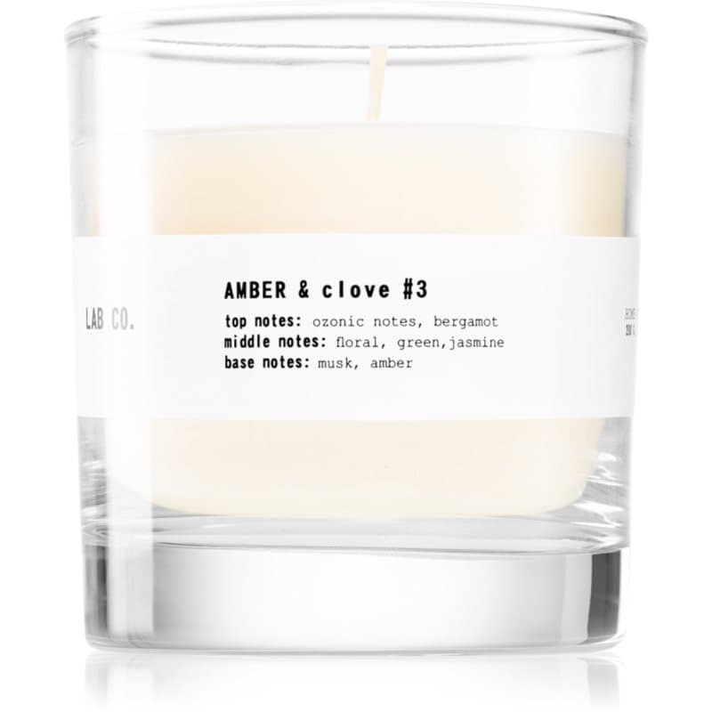 Lab Co. Amber & Clove świeczka zapachowa