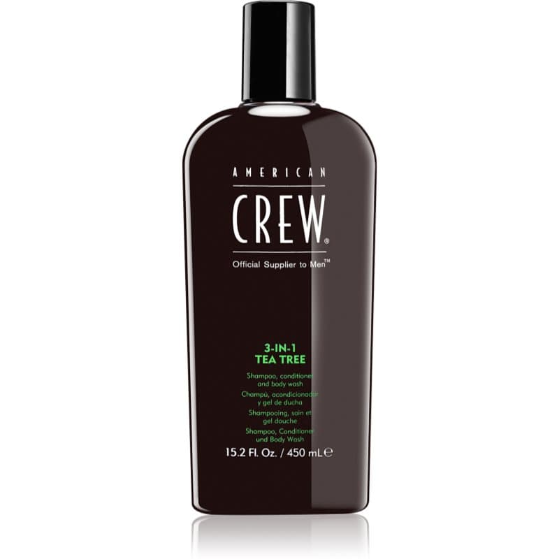 Hair & Body 3-IN-1 Tea Tree szampon, odżywka do włosów i żel pod prysznic 3w1 dla mężczyzn