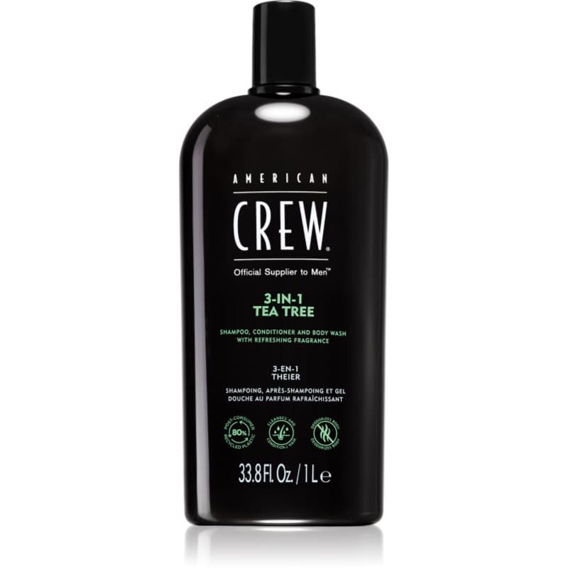 Hair & Body 3-IN-1 Tea Tree szampon, odżywka do włosów i żel pod prysznic 3w1 dla mężczyzn