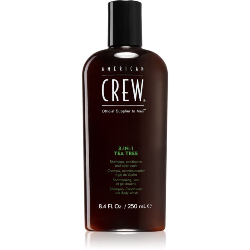 Hair & Body 3-IN-1 Tea Tree szampon, odżywka do włosów i żel pod prysznic 3w1 dla mężczyzn