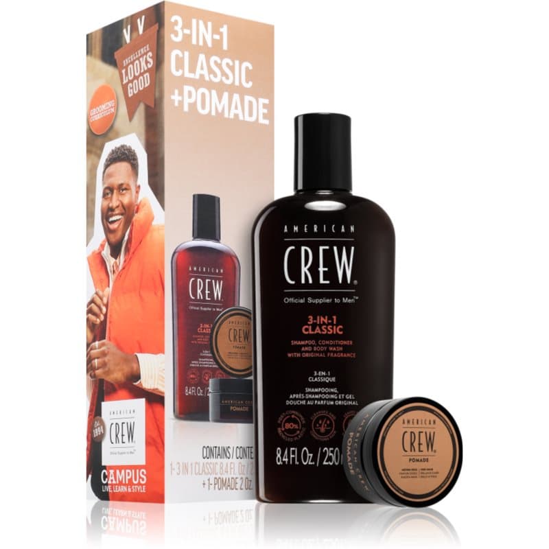 3-IN-1 Classic i Pomade — zestaw do pielęgnacji i stylizacji