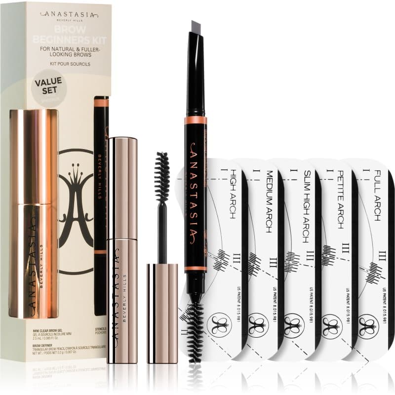Brow Beginners Kit zestaw do brwi odcień Ebony