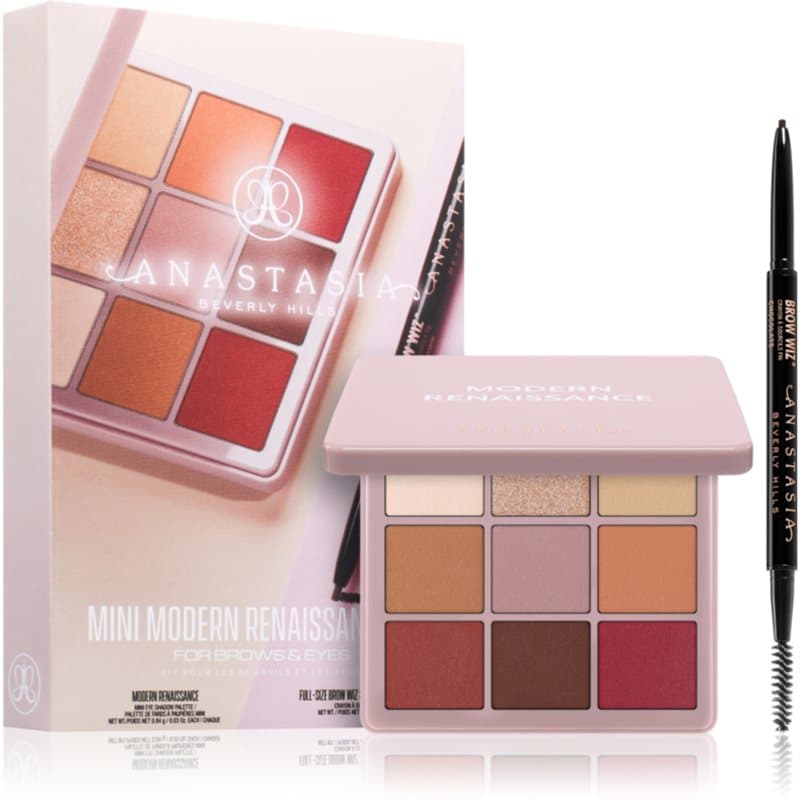 Mini Modern Renaissance Set zestaw upominkowy do oczu i brwi odcień Dark Brown Pencil