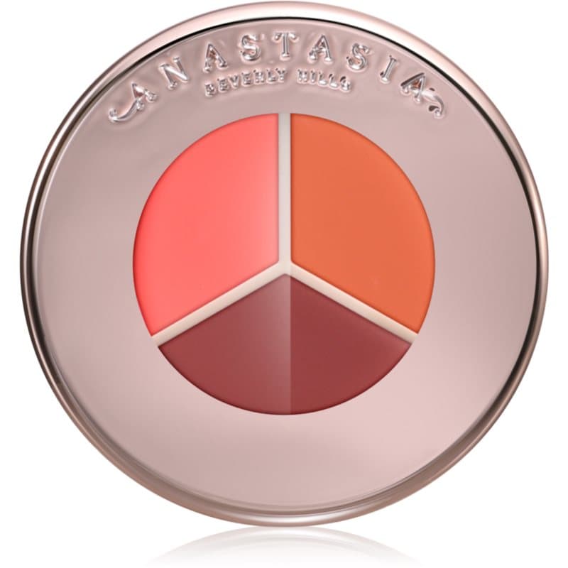 Magic Touch Blush Trio potrójny róż do policzków z żelową konsystencją odcień Peach Trio