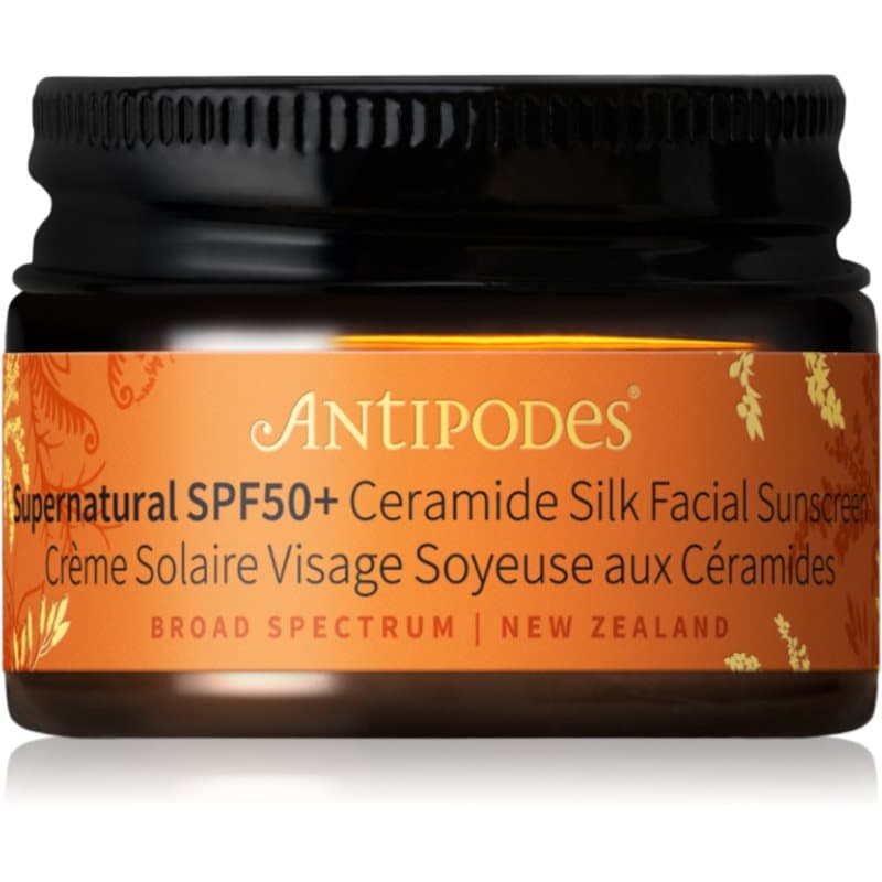 Supernatural SPF50+ Ceramide Silk Facial Sunscreen ochronny krem do twarzy z ceramidami SPF 50+