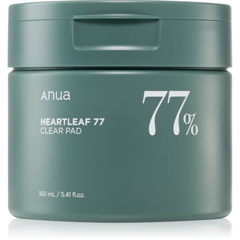 Heartleaf 77% Toner Pad tonizujące płatki do twarzy przeciw zaskórnikom