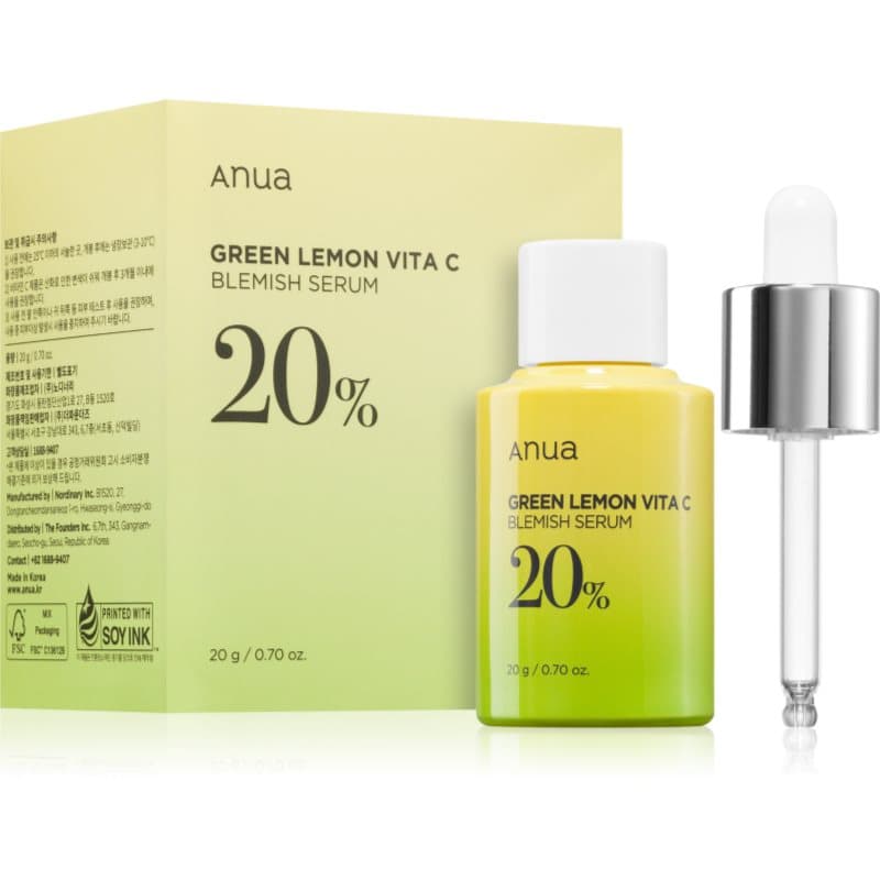 Green Lemon Vita C Blemish Serum serum rozświetlające z witaminą C do skóry z problemami