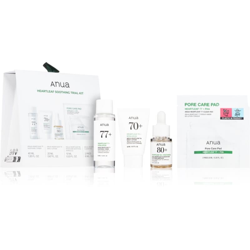 Heartleaf Soothing Trial Kit zestaw upominkowy do łagodzenia