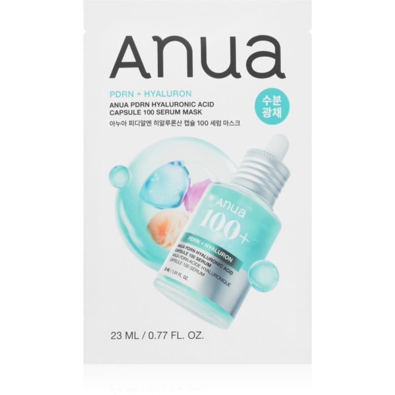 PDRN Hyaluronic Acid Capsule 100 Serum Mask maska nawilżająca w płacie z efektem wzmacniającym