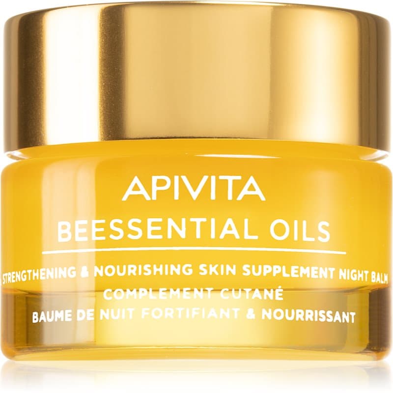 Beessential Oils Strengthening & Nourishing Night Balm balsam do twarzy na noc odżywienie i nawilżenie