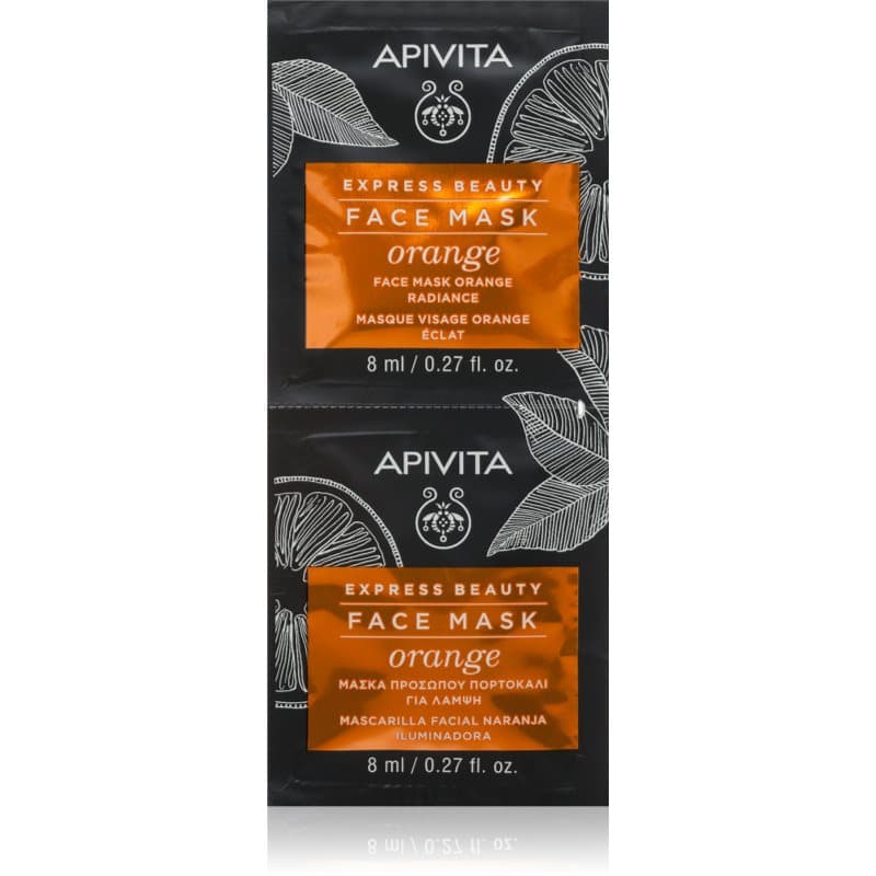 Express Beauty Radiance Face mask Orange maseczka rozjaśniająca do twarzy