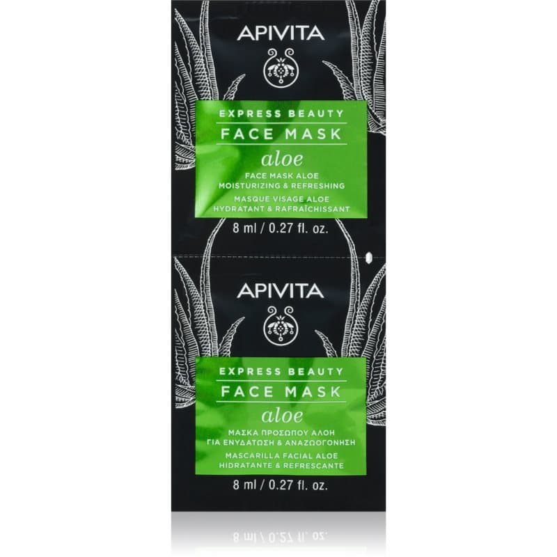 Express Beauty Moisturizing Face mask Aloe odświeżająca maska nawilżająca do twarzy