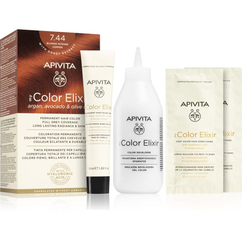 My Color Elixir farba do włosów bez amoniaku odcień 7.44 Blonde Intense Copper