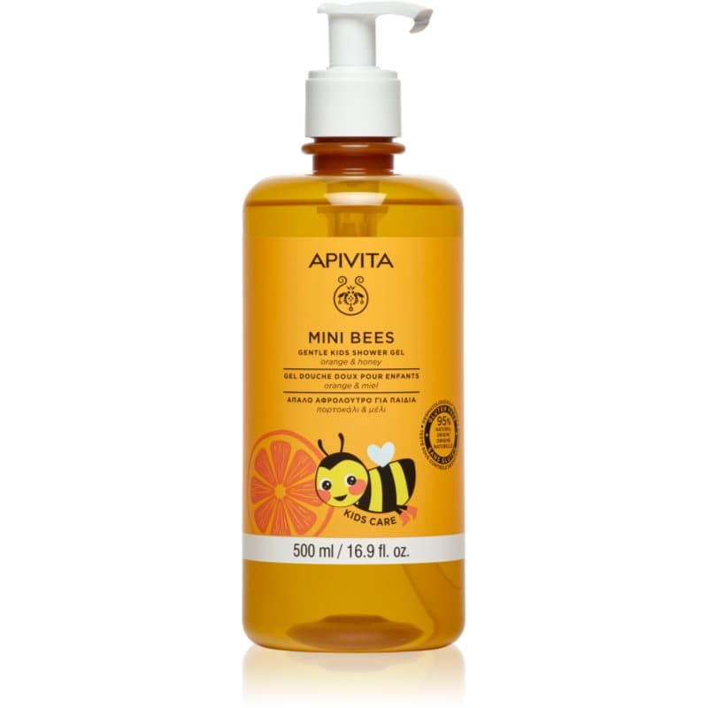 Mini Bees Gentle Kids Shower Gel Orange&Honey żel pod prysznic do ciała i włosów dla dzieci