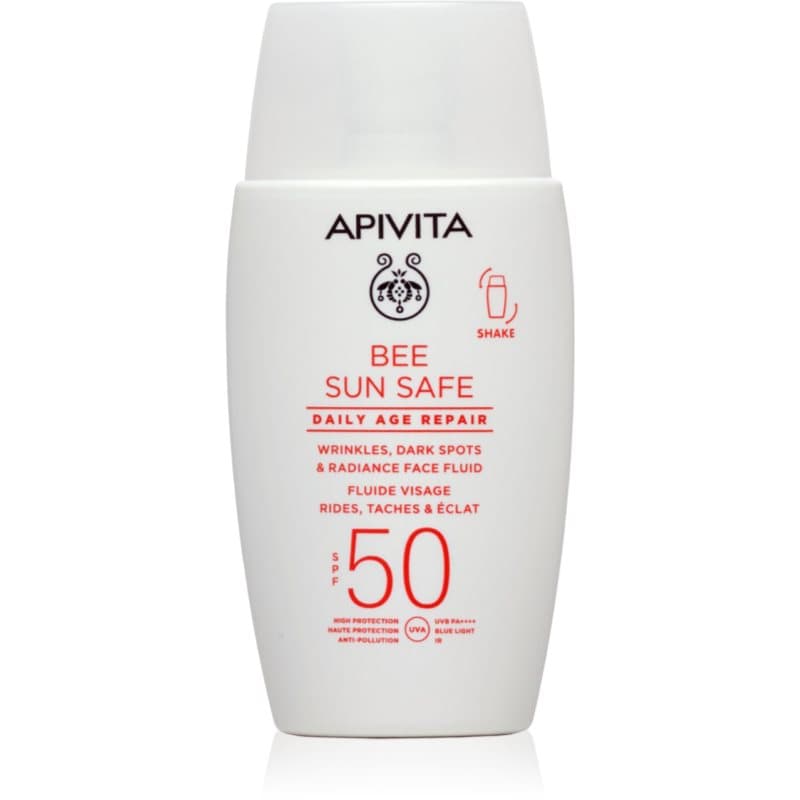 Bee Sun Safe Daily Age Repair Fluid SPF50 ochronny fluid przeciwzmarszczkowy SPF 50