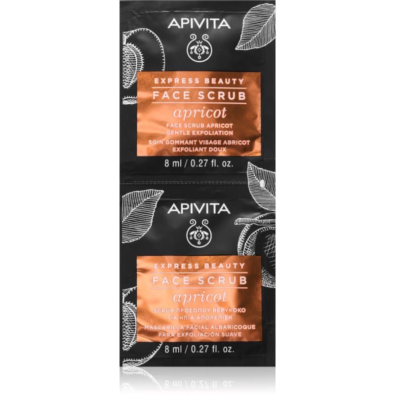 Express Beauty Apricot delikatny peeling do twarzy
