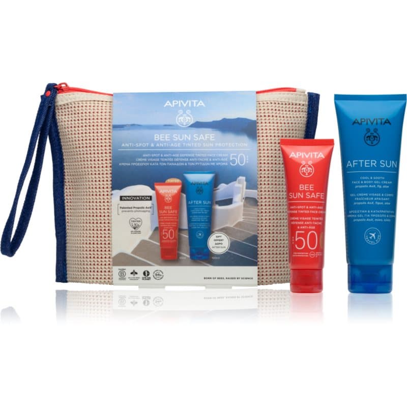 Bee Sun Safe Anti-spot & Anti-age Tinted Sun Protection zestaw do opalania