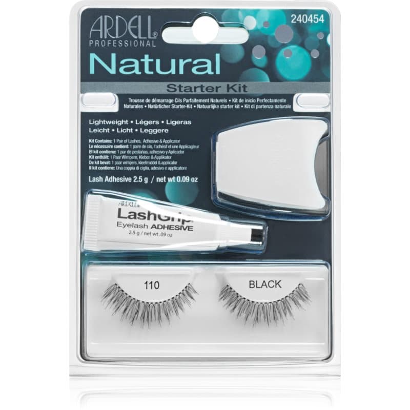 Natural rzęsy do naklejania z klejem 110 Black
