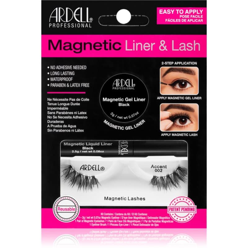 Magnetic Liner & Lash rzęsy magnetyczne do rzęs typ 002