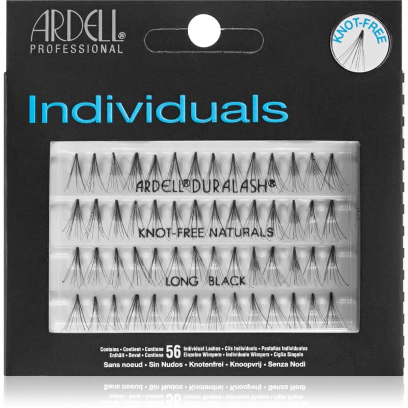 Individuals kępki rzęs bez węzełków Long Black