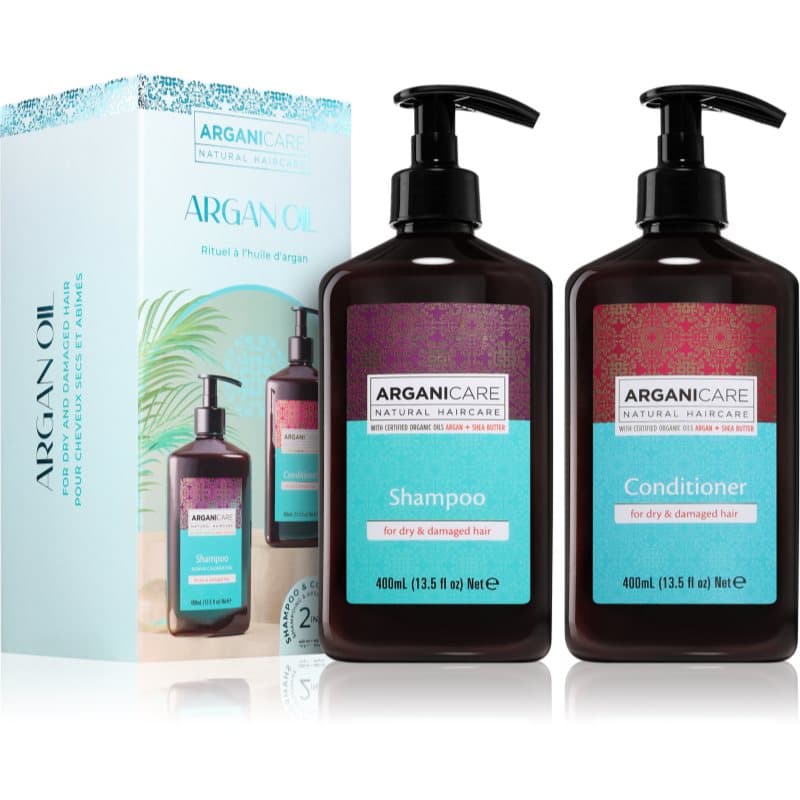 Argan Oil Set zestaw upominkowy do włosów suchych i zniszczonych