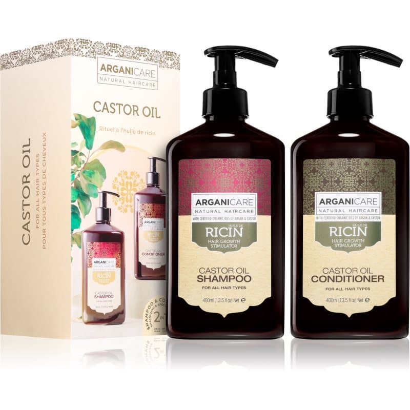 Castor Oil Set zestaw upominkowy stymulujący wzrost włosów