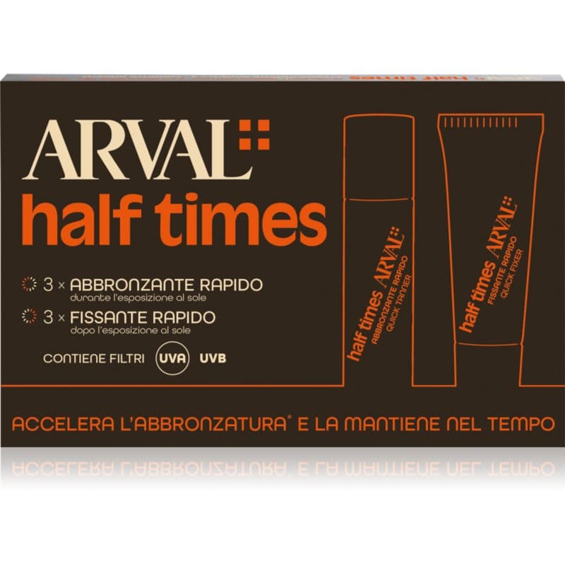 Half Times Fast Tanning Bottle + Tube Set olejek ochronny przyspieszający opalanie