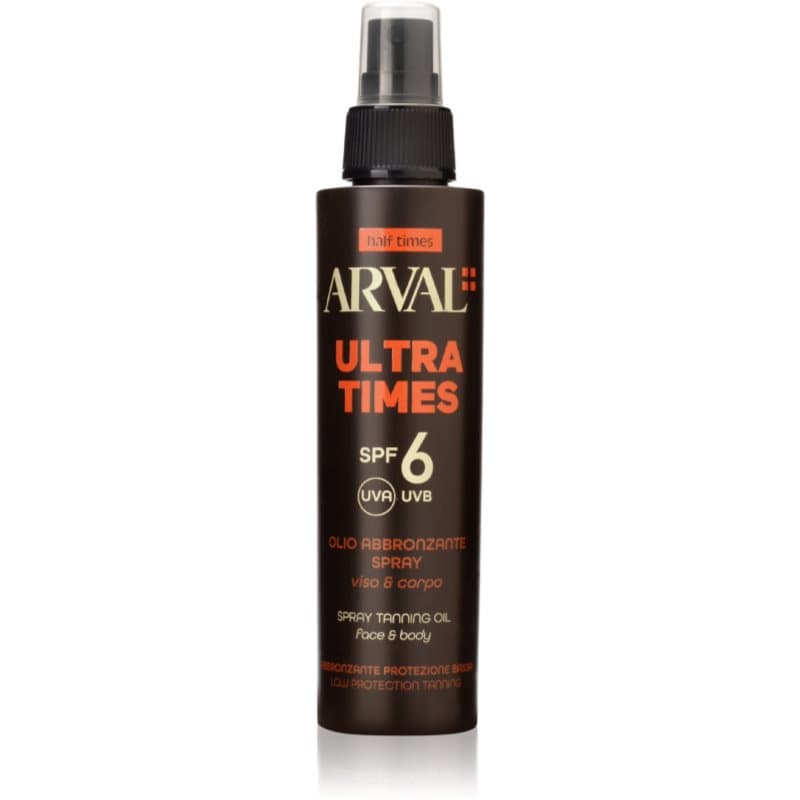 Half Times Ultra Times SPF 6 olejek do opalania twarzy i ciała