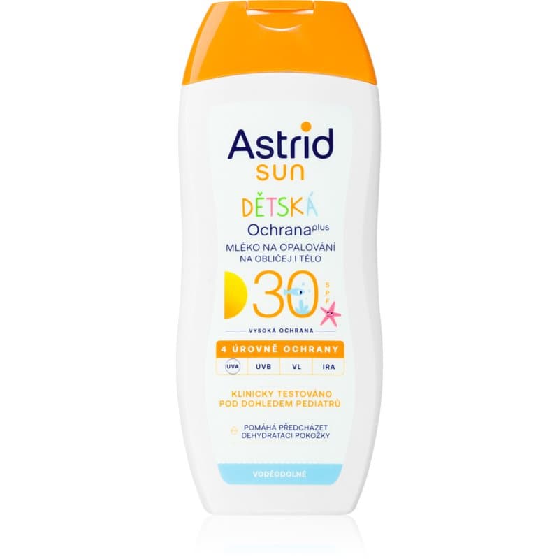 Sun mleczko do opalania dla dzieci SPF 30 na twarz i ciało